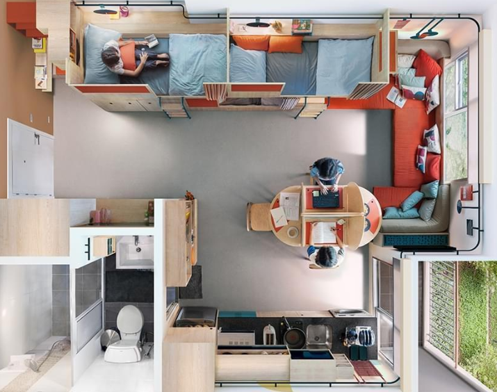 大学宿舍等级划分，从豪华到寒酸对比相当明显，看你属于哪一档？