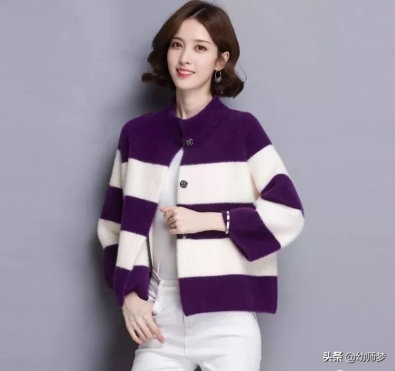 过年最迷人毛衣，叫“仿水貂绒”，时髦百搭，满足女性的美丽愿望