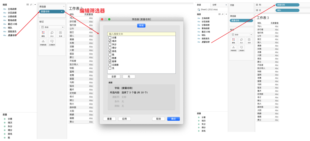 nba数据分析软件有哪些(一个案例入门tableau——NBA球队数据可视化实战解析)