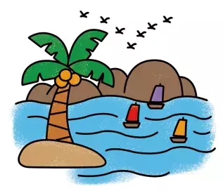 简笔画︱简笔画风景大全,简单易学,快快收藏起来!