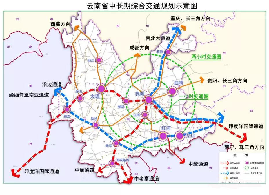 云南20条铁路动态：15条规划+5条在建，离开工不远了