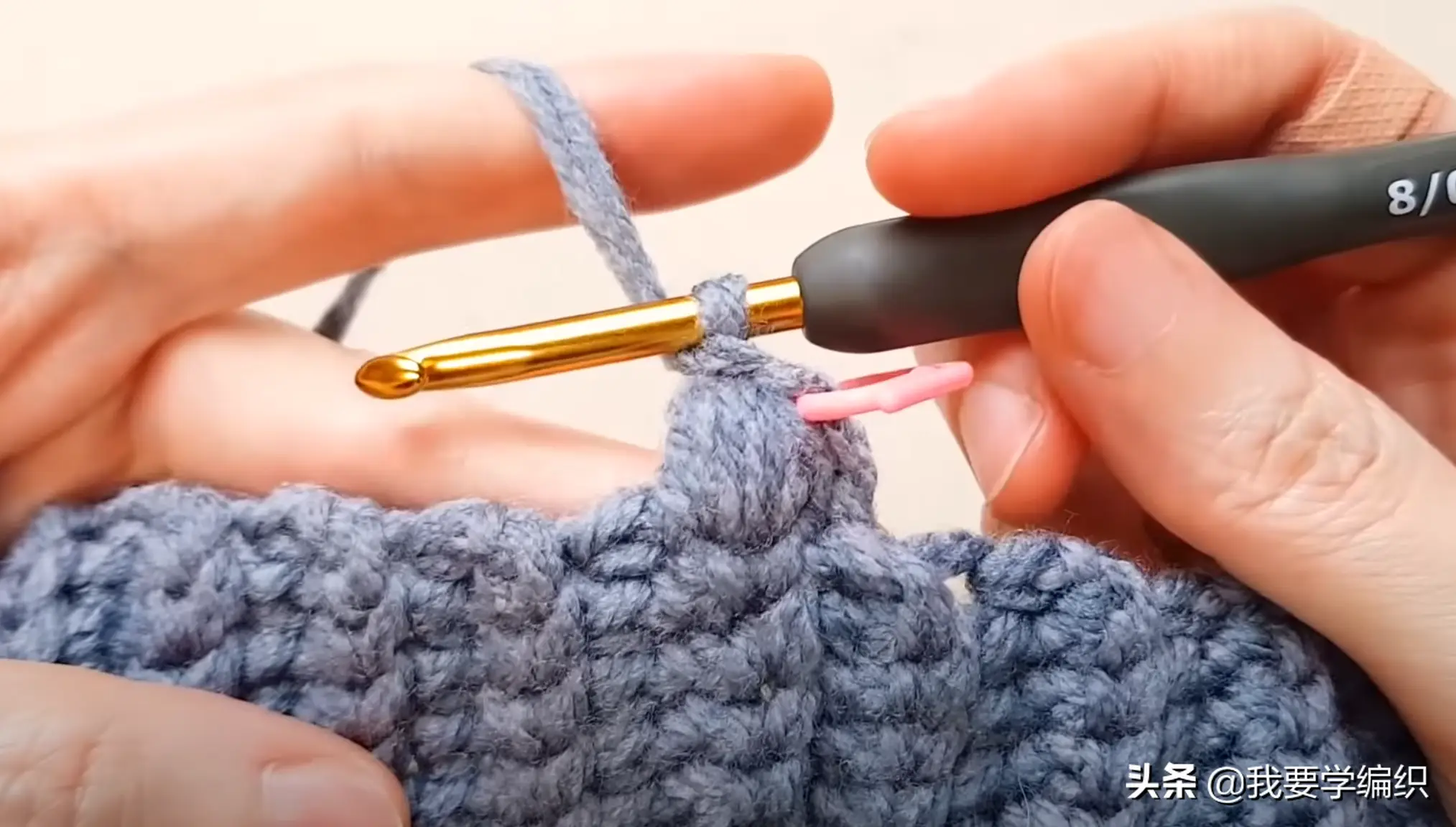 想要漂亮帽子不用买，学习编织自己就能钩一个，枣针帽教程送达