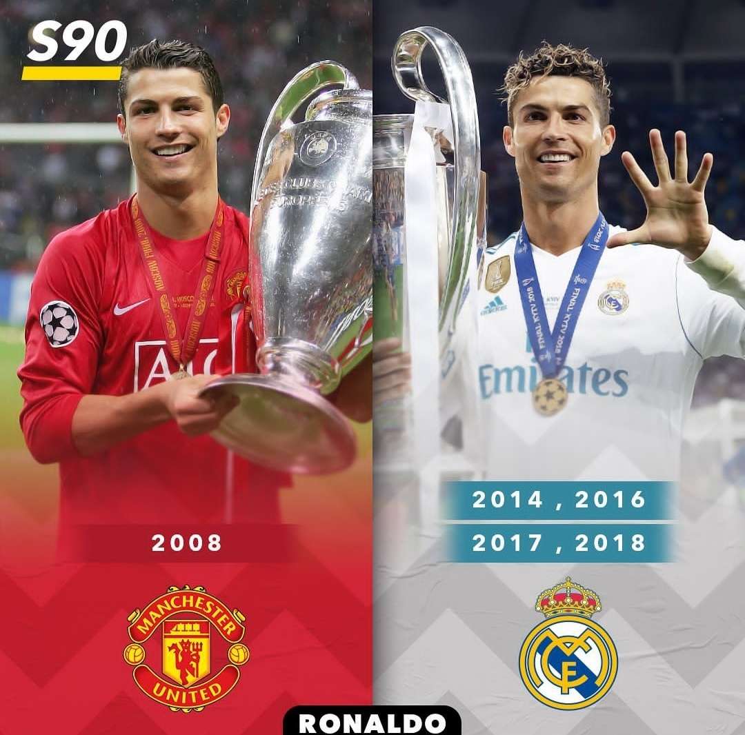 盘点五位在两支球队均赢得欧冠的球员，C罗领衔，埃托奥创神迹