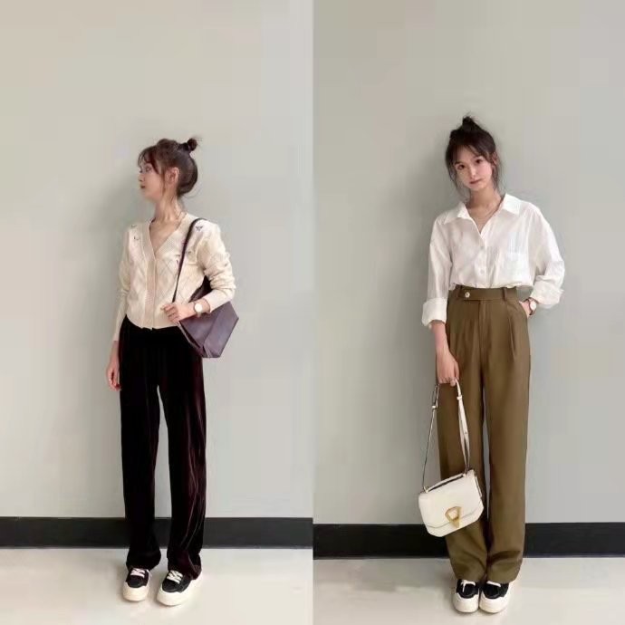这才是适合小个子女人的秋天装扮！这2个技巧，穿出气质满分