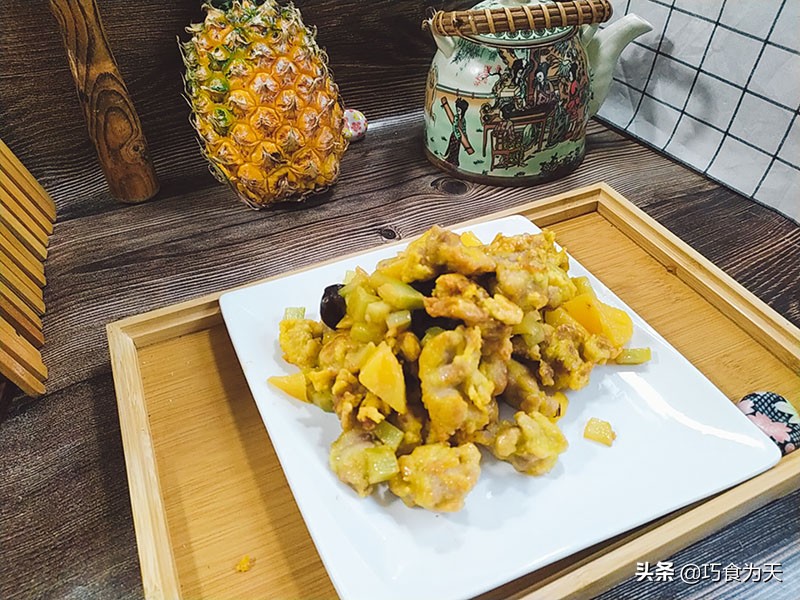 菠萝古老肉外酥里嫩的简单方法，多做这1步，外酥里软太好吃了