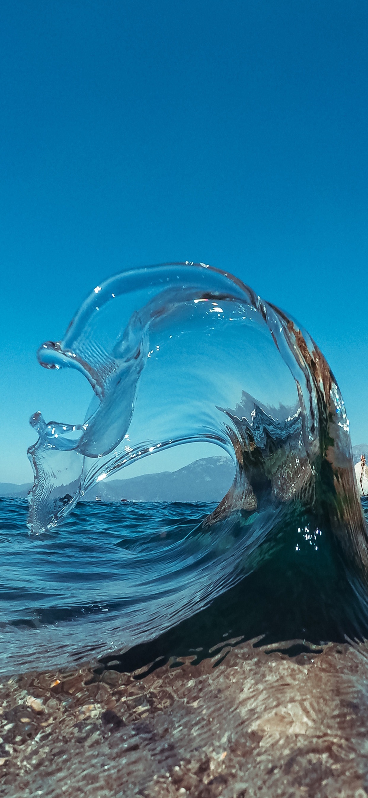 海浪壁纸丨海浪是给予沙滩最好的礼物