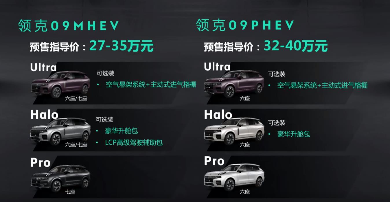 27万预售的领克09来了！汉兰达、途昂表示很慌