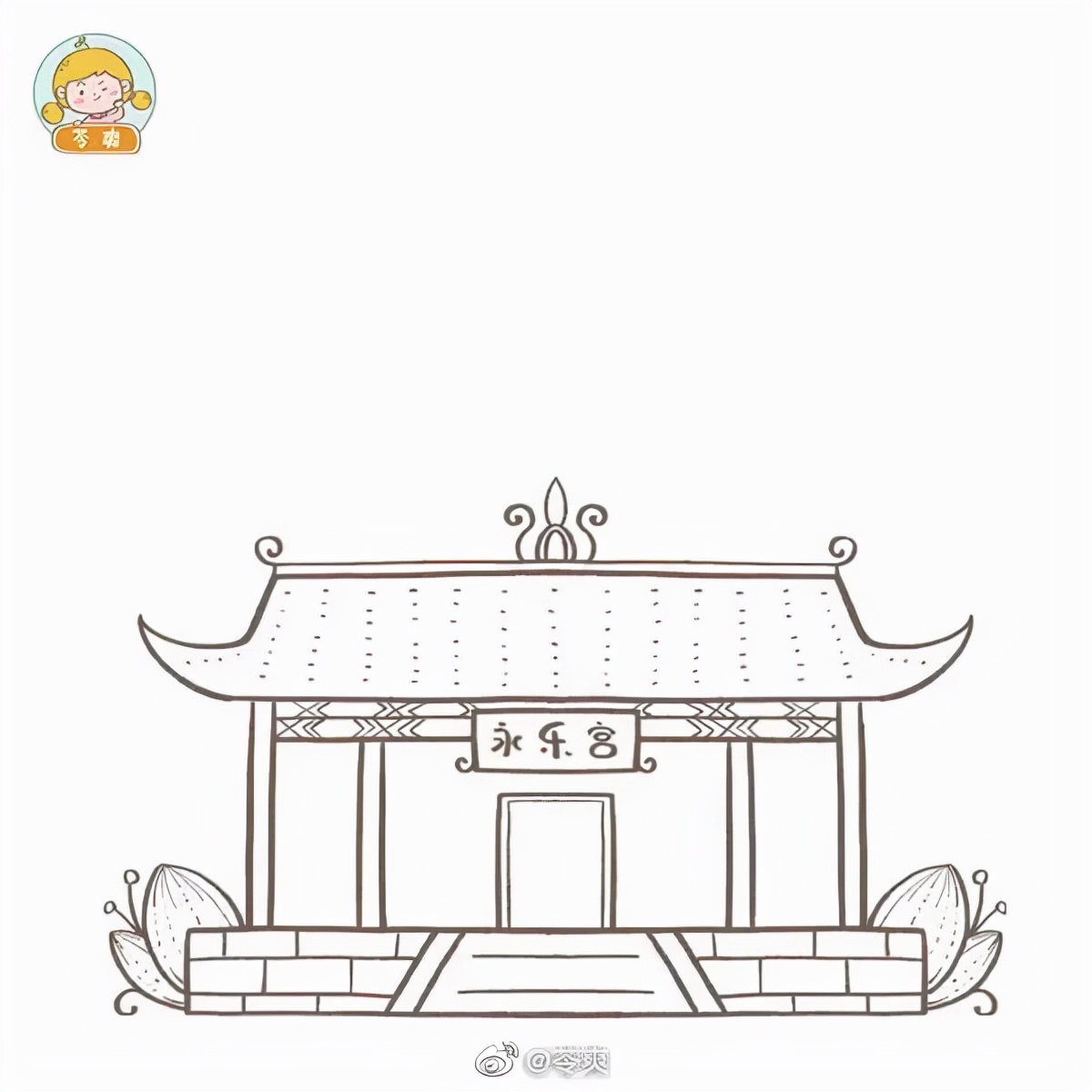 100种超萌可爱简笔画(图文赏析古风可爱简笔画大全)