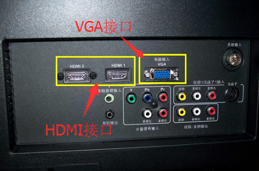 3,将一端插入电视机hdmi接口,另一端插入电脑主机背面hdmi接口,即可