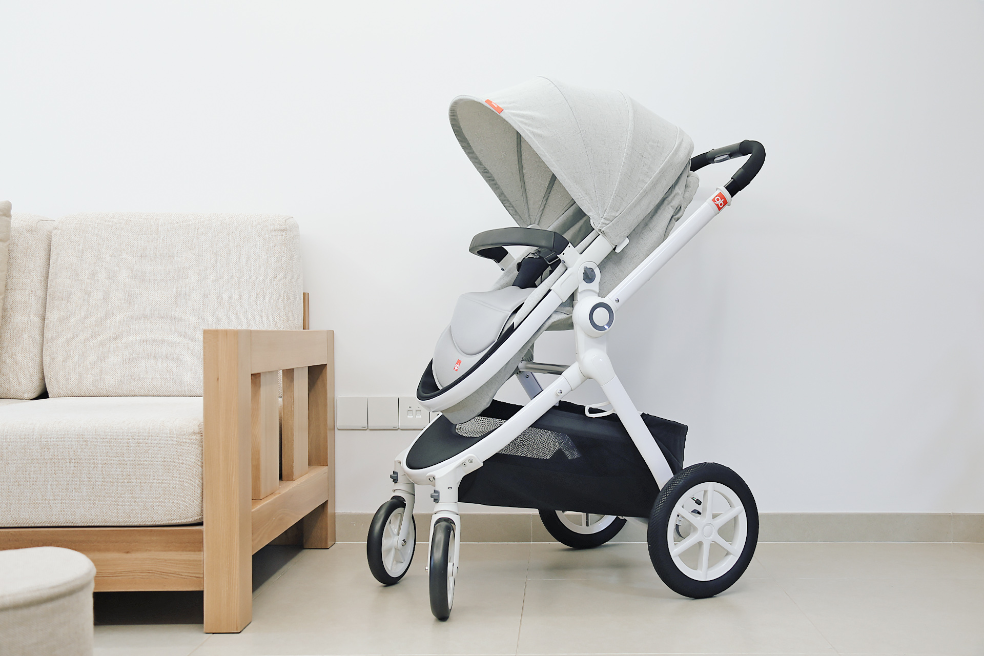 趁双十一给娃提了人生第一辆车 | 好孩子gb08f婴儿车晒单