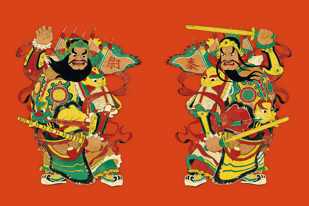 为何秦琼,敬德的画像常做门神?听了专家解释:越看越可怕