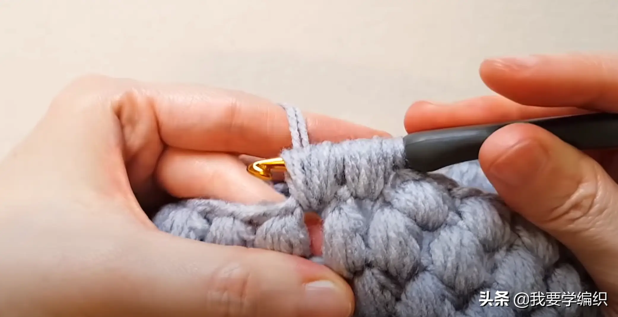 想要漂亮帽子不用买，学习编织自己就能钩一个，枣针帽教程送达