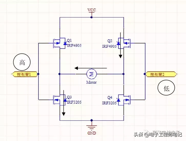 h桥驱动电路工作原理焊接(h桥逆变器电路工作原理) 