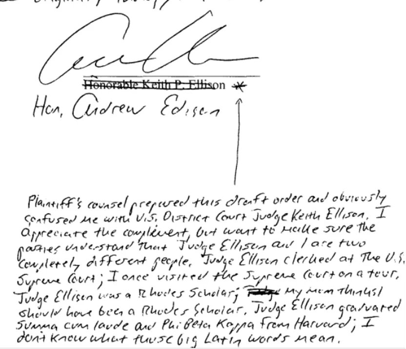 律师闹乌龙，搞混了两位法官，竟都毕业于T14法学院