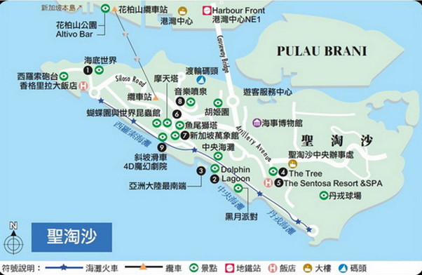 新加坡必游十大景点攻略：滨海湾花园、圣淘沙岛、鱼尾狮公园等热门目的地全解析