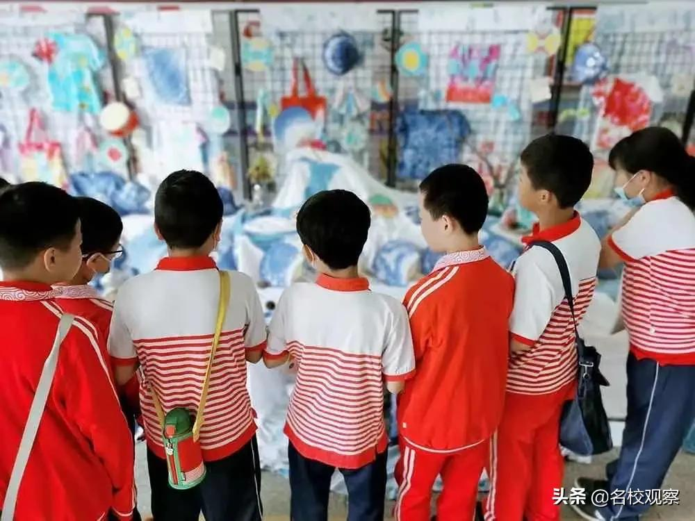 走进成都新世纪外国语，走进扎染世界，感受中华魅力