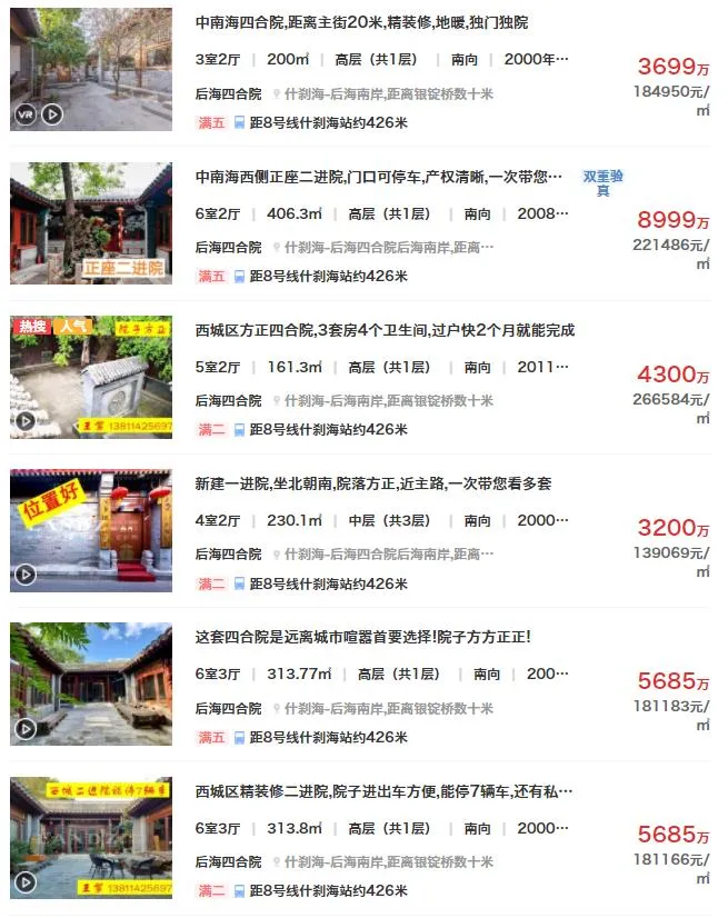 全国富豪都想拥有一套的北京四合院,到底有多稀缺?