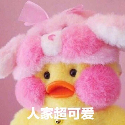 迷你腮红小黄鸭表情包合集|人家超可爱