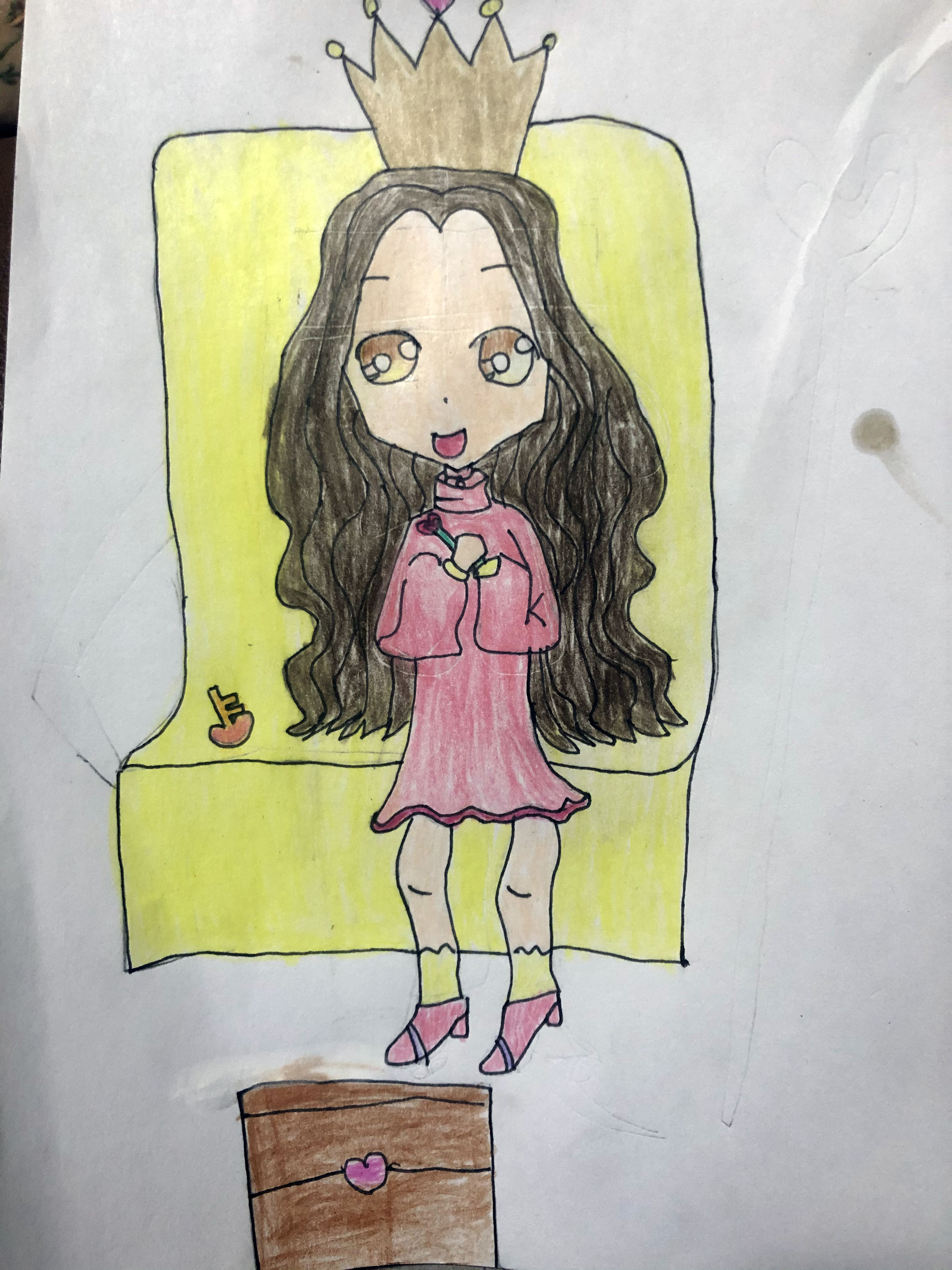 夏天说儿童美术，如何绘画线描发型/Q版小女孩/热气球