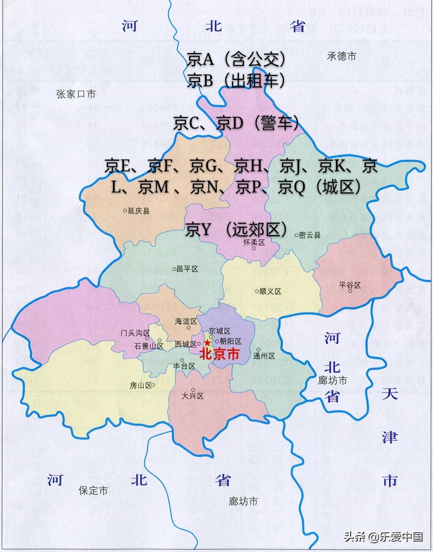 京j是哪里的车牌（全国各省市车牌代码详解）