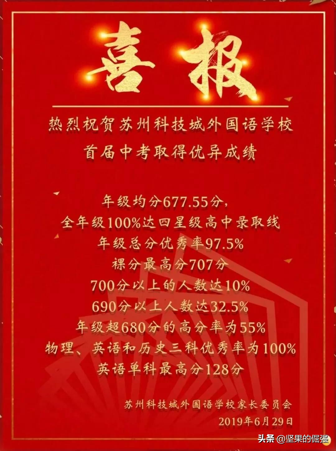 苏州市九所优质民办初中，附四星级高中达线率