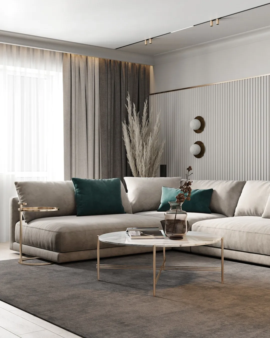 简约轻奢风，呈现简单而奢华的都市风情