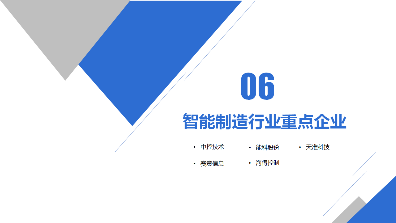 2021“十四五”中国智能制造行业市场前景及投资研究报告