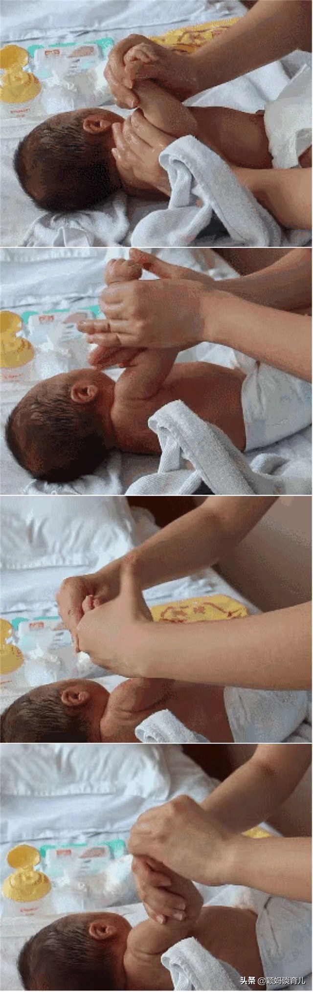 我随便在网上搜索了一下关于"婴儿抚触",给宝宝做抚触的视频资讯不下