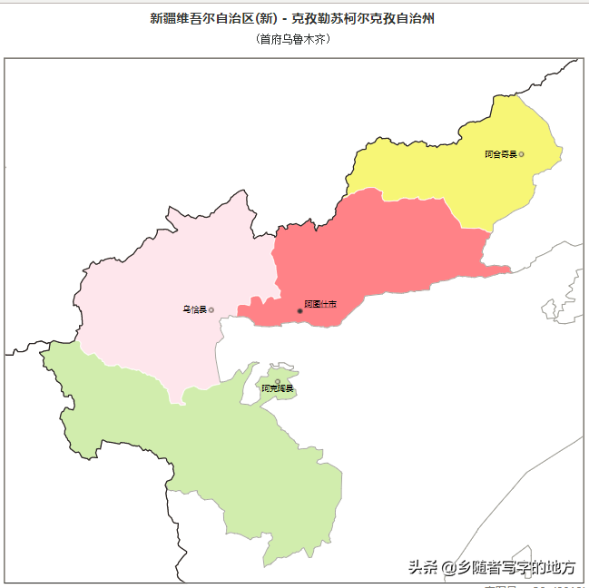 新疆行政区划图（新疆各地区最新最全行政区划图）