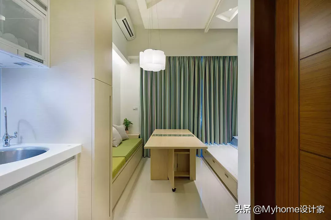 10㎡客厅的10种布局方案，客餐厅一体，小户型还大两倍