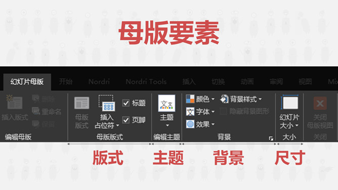 一劳永逸——PPT母版设置运用教程
