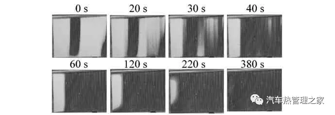 迎面风速对电动汽车热泵系统蒸发器除霜特性影响的实验研究