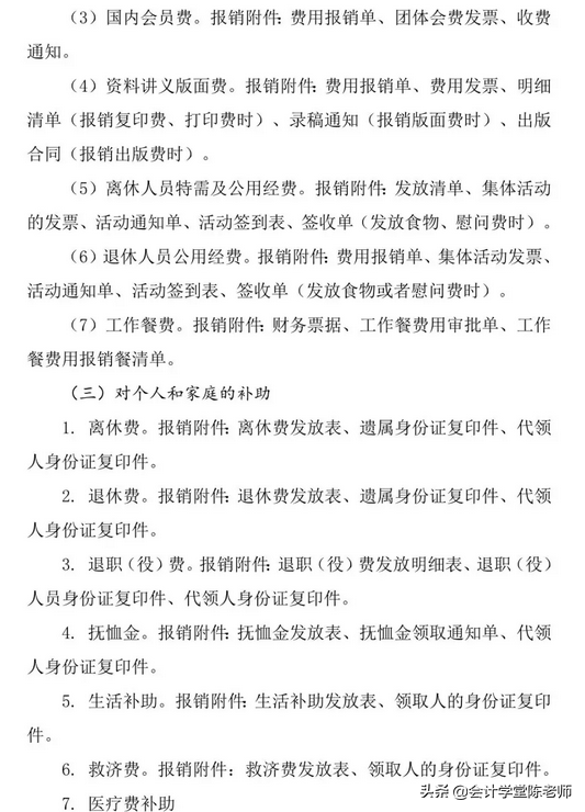 行政事业单位会计凭证及报销附件模板