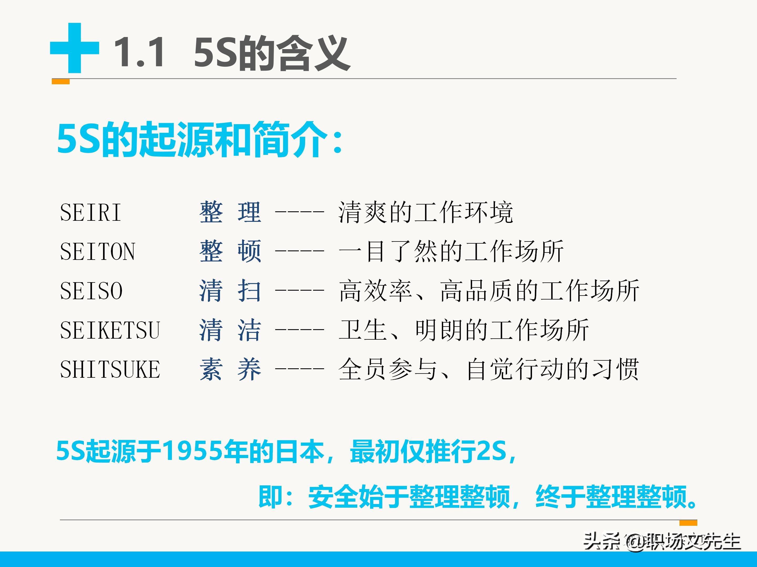71页完整版，5S管理基础知识，新员工入工厂培训课件（全面）