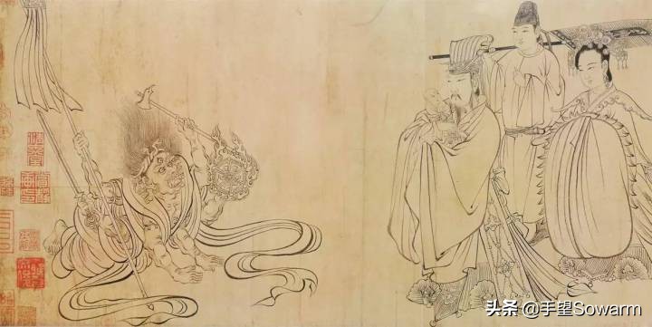 谁被称为画圣(徐悲鸿重金买回被德抢走的无名古画，是唐代画圣吴道子的真迹？)