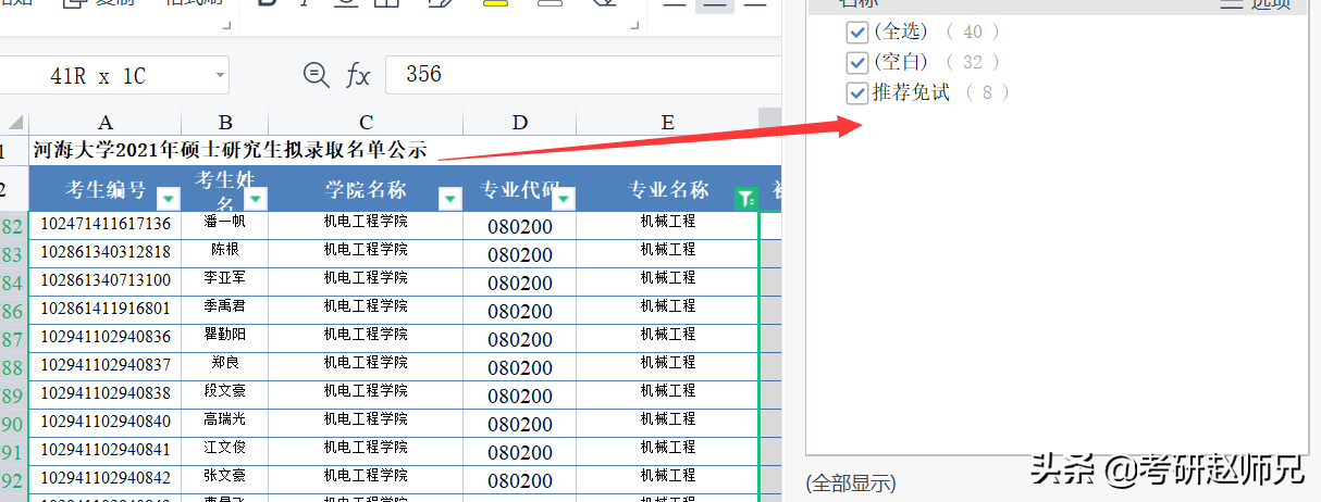 河海大学考研捡漏专业—机械工程
