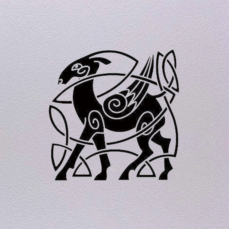古代视为神物，形似美丽，寓意爱情，代表健康，喻指权利的鹿形象