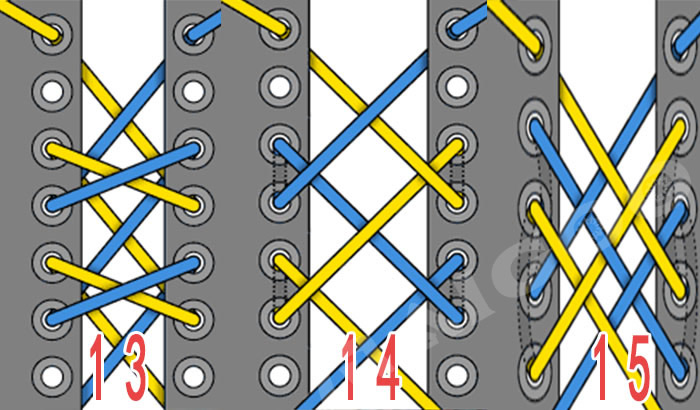 运动鞋鞋带的系法图解 运动鞋系鞋带的24种花样