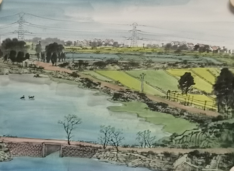 「诗画评析」张国亮的田园诗与山水画