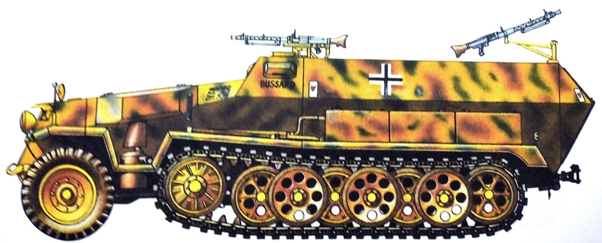 二战德国半履带装甲车之251/1型半履带装甲运兵车（二）
