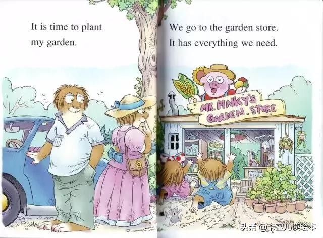 英文有声绘本故事《A Green,Green Garden》绿油油的花园