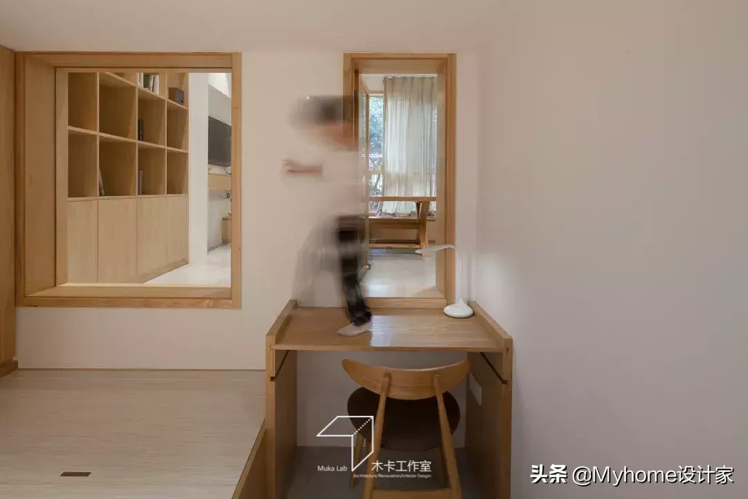 45㎡里弄老房子，变身Loft风！儿童房主卧还有大收纳