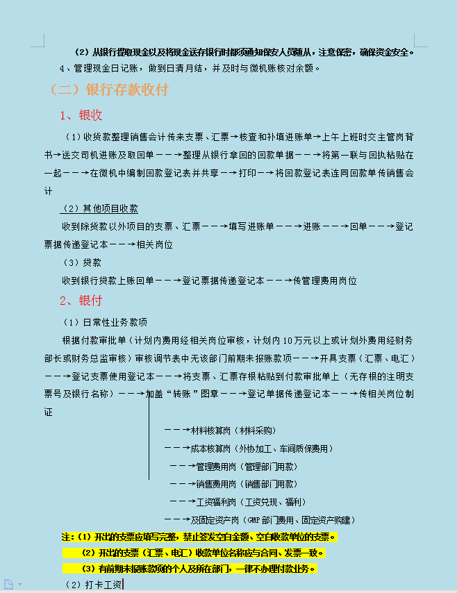 成功上岗月薪2w的财务主管，全靠老会计的这份财务岗位工作流程