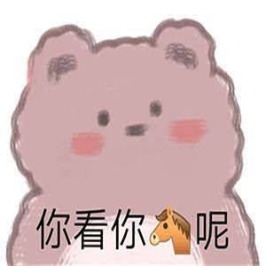 高清免费暴躁小熊表情包