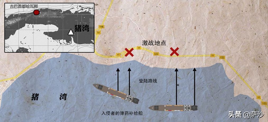 猪湾事件(美国靠一千人想重复卡斯特罗革命：1961年4月17日猪湾事变发生)