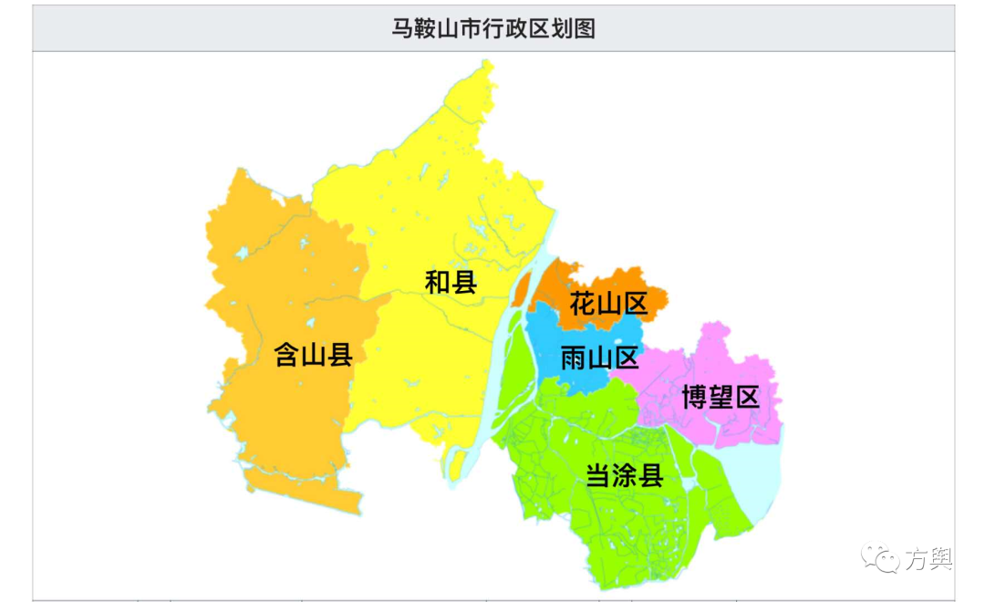 2020中國最新行政區劃——安徽省