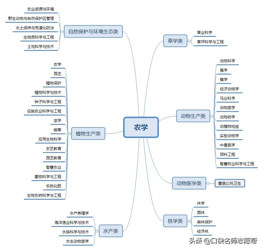 12张图帮你轻松了解700+大学专业，新高三必须人手一份