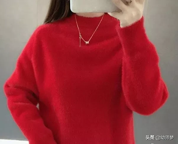 过年最迷人毛衣，叫“仿水貂绒”，时髦百搭，满足女性的美丽愿望