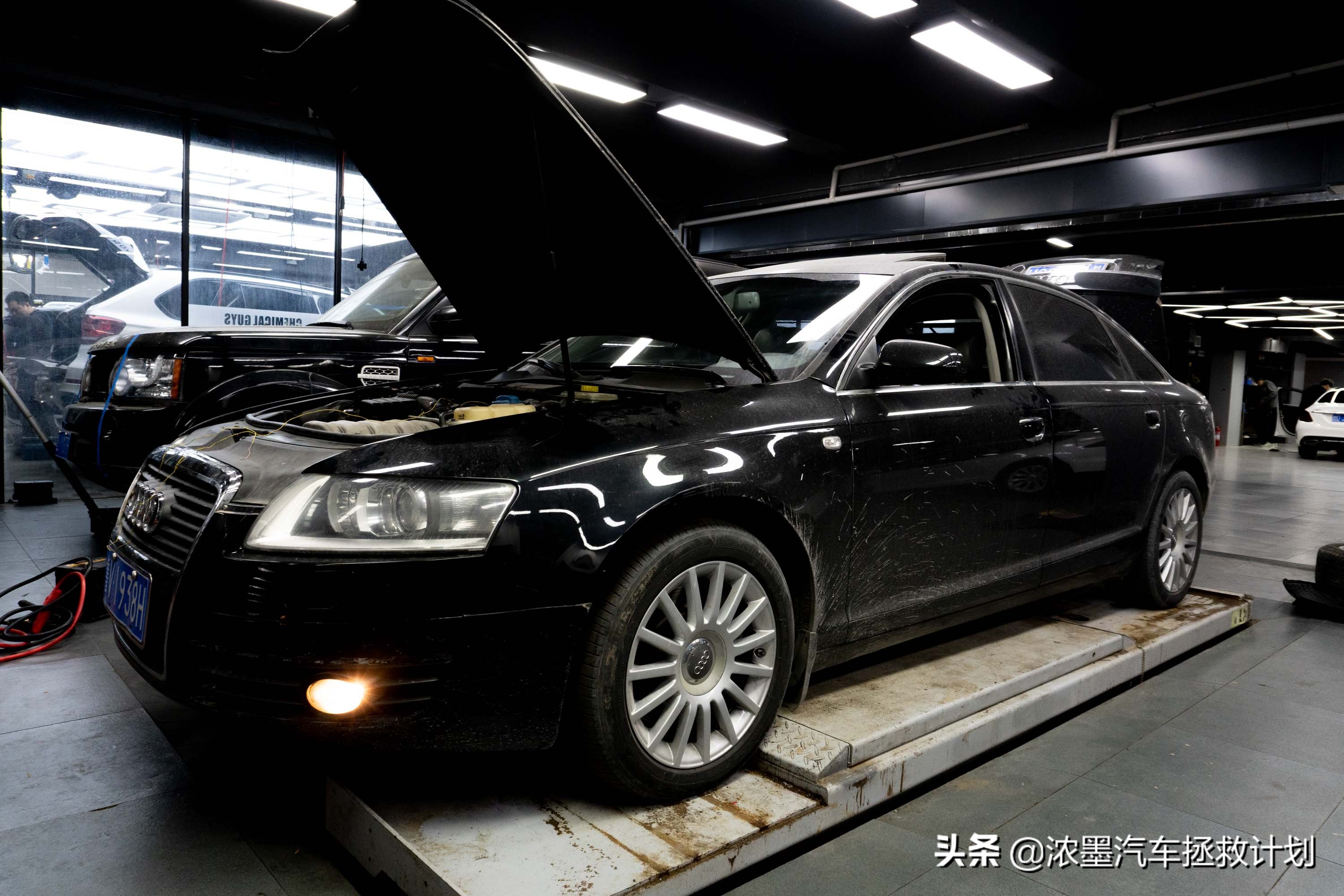「迟暮英雄」整修一台十多年前的奥迪A6发动机，治理烧油烧水