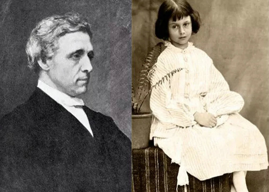 她是爱丽丝梦游仙境的原型，一个忧郁的小女孩，被作者拍了7年